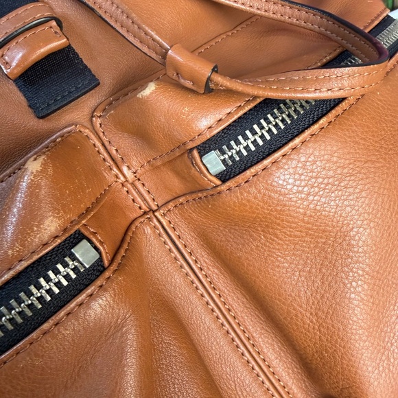 Coach Leather Backpack Brown - Picture 12 of 16